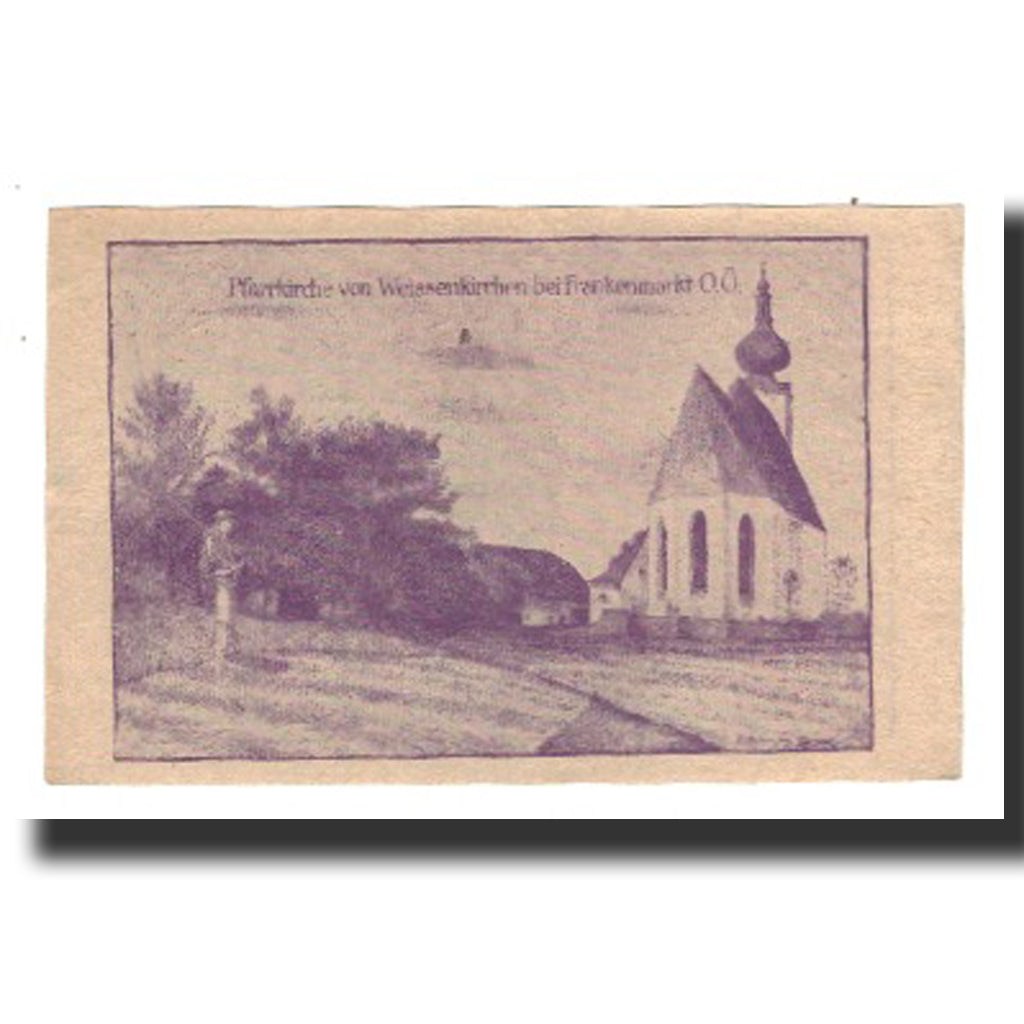 Nota, Áustria, Weissenkirchen bei Frankenmarkt O.Ö. Gemeinde, 10 Heller
