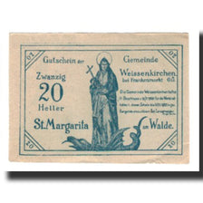 Nota, Áustria, Weissenkirchen bei Frankenmarkt O.Ö. Gemeinde, 20 Heller