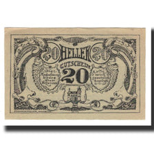 Banconote, Austria, Grieskirchen, 20 Heller, valeur faciale, 1920, 1920-10-15
