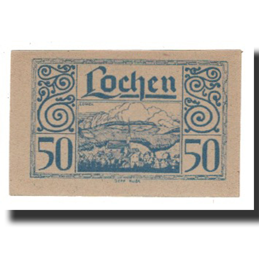Banconote, Austria, Lochen, 50 Heller, valeur faciale 2, 1920, 1920-12-31, SPL-