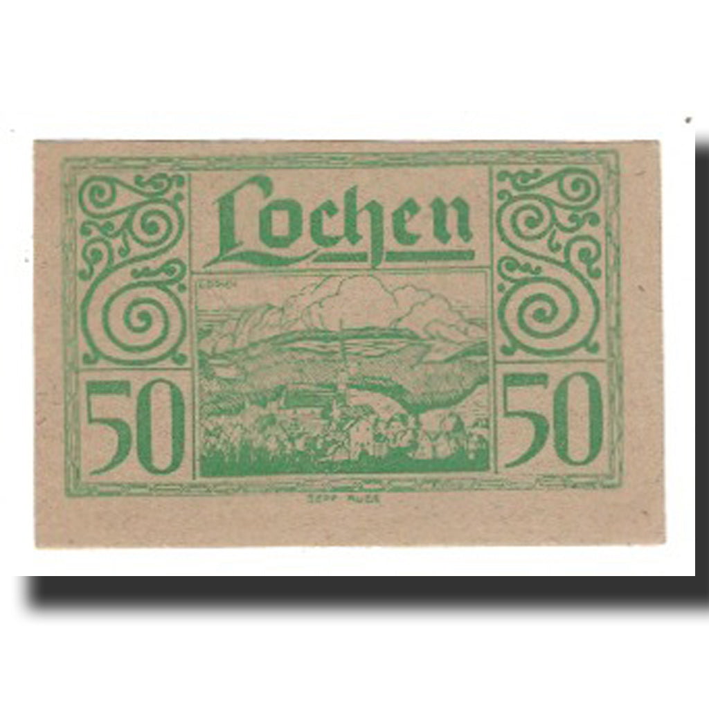 Banconote, Austria, Lochen, 50 Heller, valeur faciale 1, 1920, 1920-12-31, SPL-