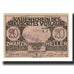Nota, Áustria, Vöslau N.Ö. Gemeinde, 20 Heller, Blason 4, 1920, 1920-12-31