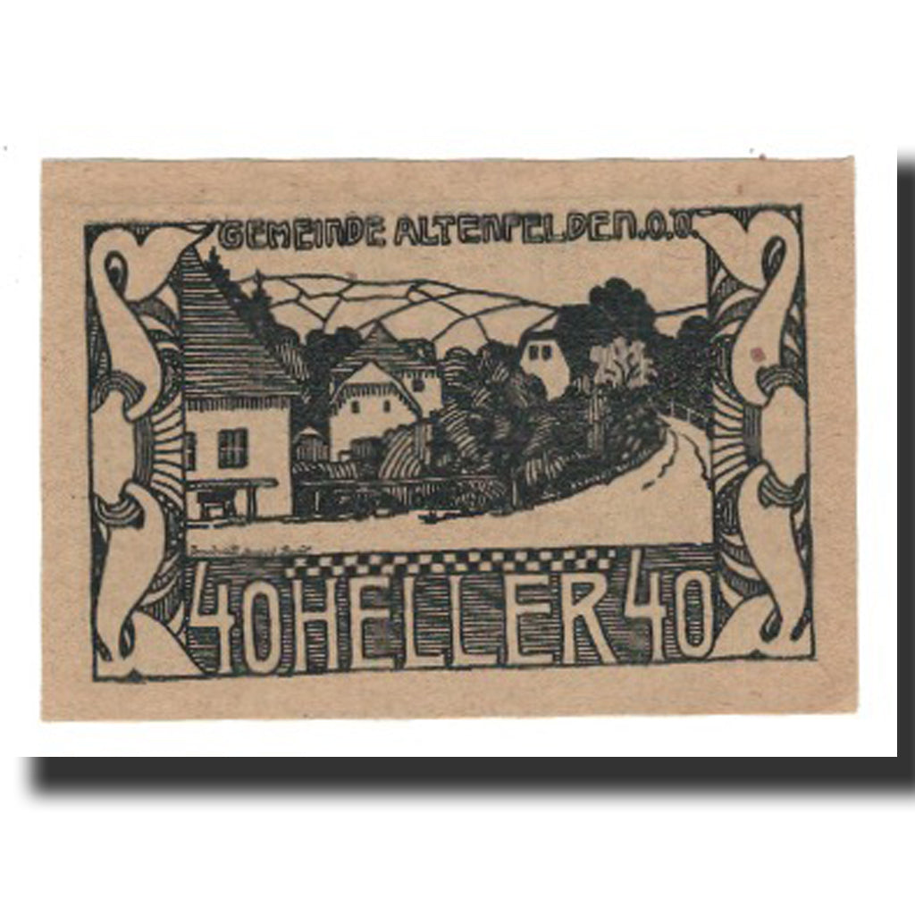 Biljet, Oostenrijk, Altenfelden, 40 Heller, paysage, 1920, 1920-06-06, SUP