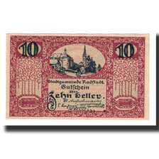 Nota, Áustria, Radstadt, 10 Heller, chateau 1, 1920, 1920-12-31, AU(55-58)