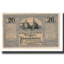 Banconote, Austria, Radstadt, 20 Heller, chateau 2, 1920, 1920-12-31, SPL-
