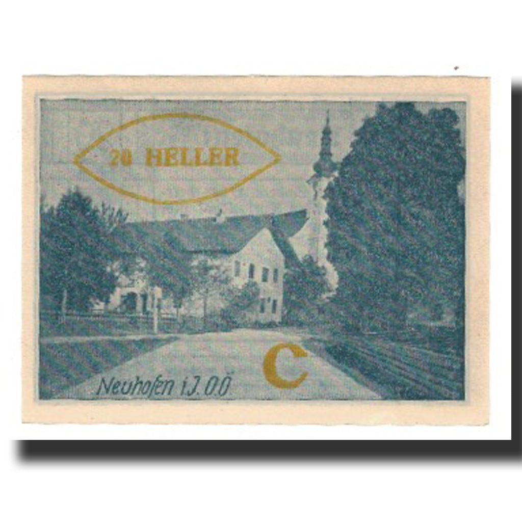 Banconote, Austria, Neuhofen im Innkreis, 20 Heller, Texte 3, 1920, 1920-12-31