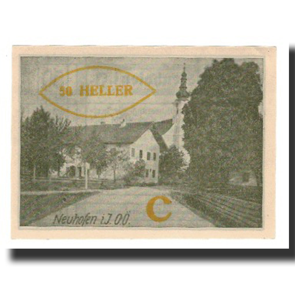 Banconote, Austria, Neuhofen im Innkreis, 50 Heller, Texte 6, 1920, 1920-12-31