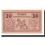 Banconote, Austria, Obernberg Am Inn, 20 Heller, cavalier 1, 1920, 1920-09-01