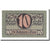 Banknot, Austria, St. Johann in Tirol, Tirol Gemeinde, 10 Heller, valeur