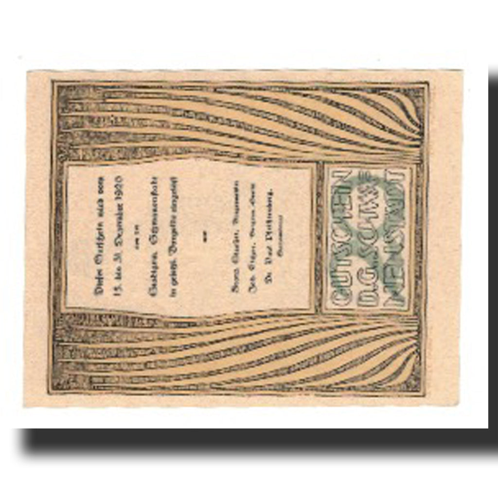 Banconote, Austria, Schwanenstadt, 20 Heller, Texte, 1920, 1920-12-31, SPL-