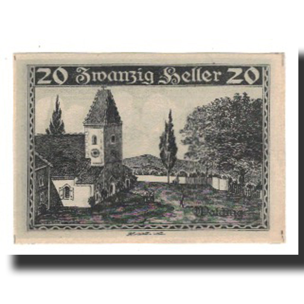 Banconote, Austria, Walding, 20 Heller, Texte 3, 1920, 1920-12-31, SPL-, Mehl:FS