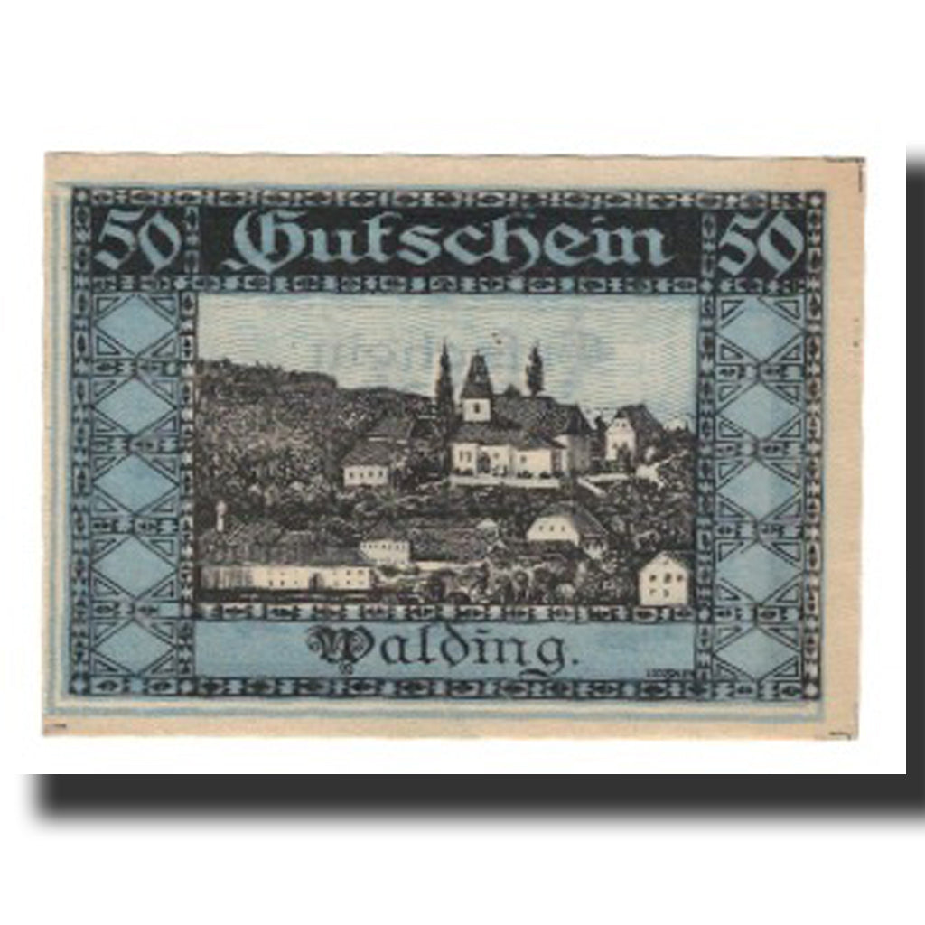 Banknot, Austria, Walding, 50 Heller, Texte  5, 1920, 1920-12-31, AU(55-58)