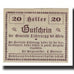 Banknot, Austria, Lichtenegg O.Ö. Gemeinde, 20 Heller, texte 1, 1920