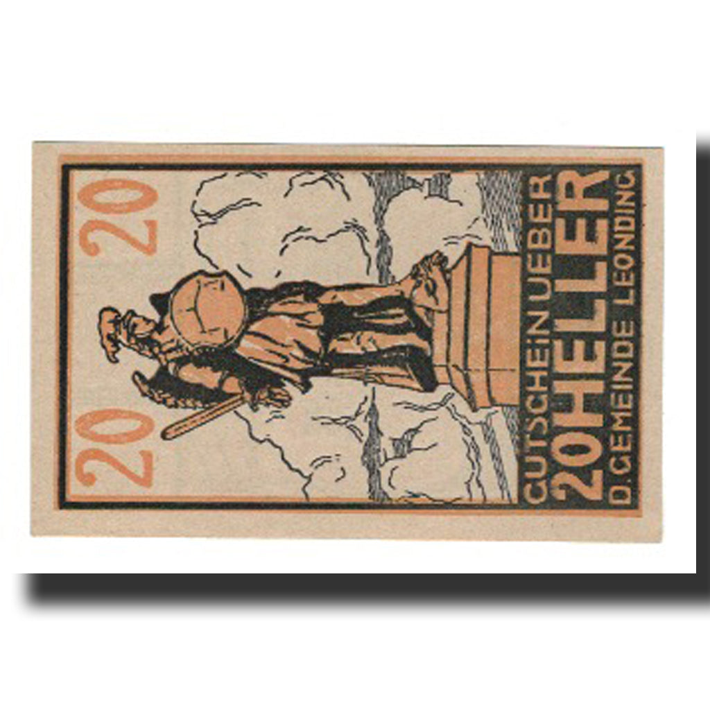 Banknot, Austria, Leonding, 20 Heller, texte 1, Undated, Undated, AU(55-58)