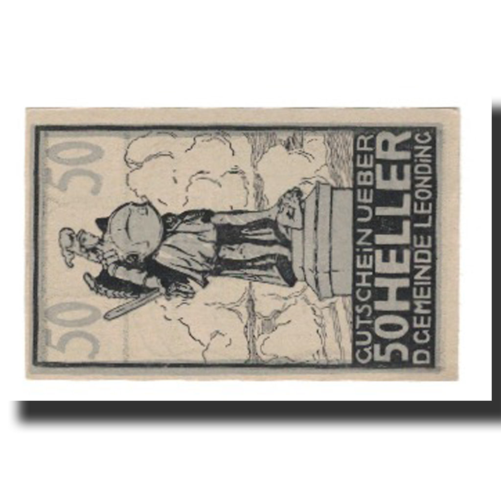 Banknot, Austria, Leonding, 50 Heller, Texte 3, Undated, Undated, AU(55-58)