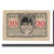 Banknot, Austria, Moosbach O.Ö. Gemeinde, 20 Heller, Faucille 1, 1920
