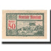 Geldschein, Österreich, Moosbach O.Ö. Gemeinde, 50 Heller, Faucille 4, 1920
