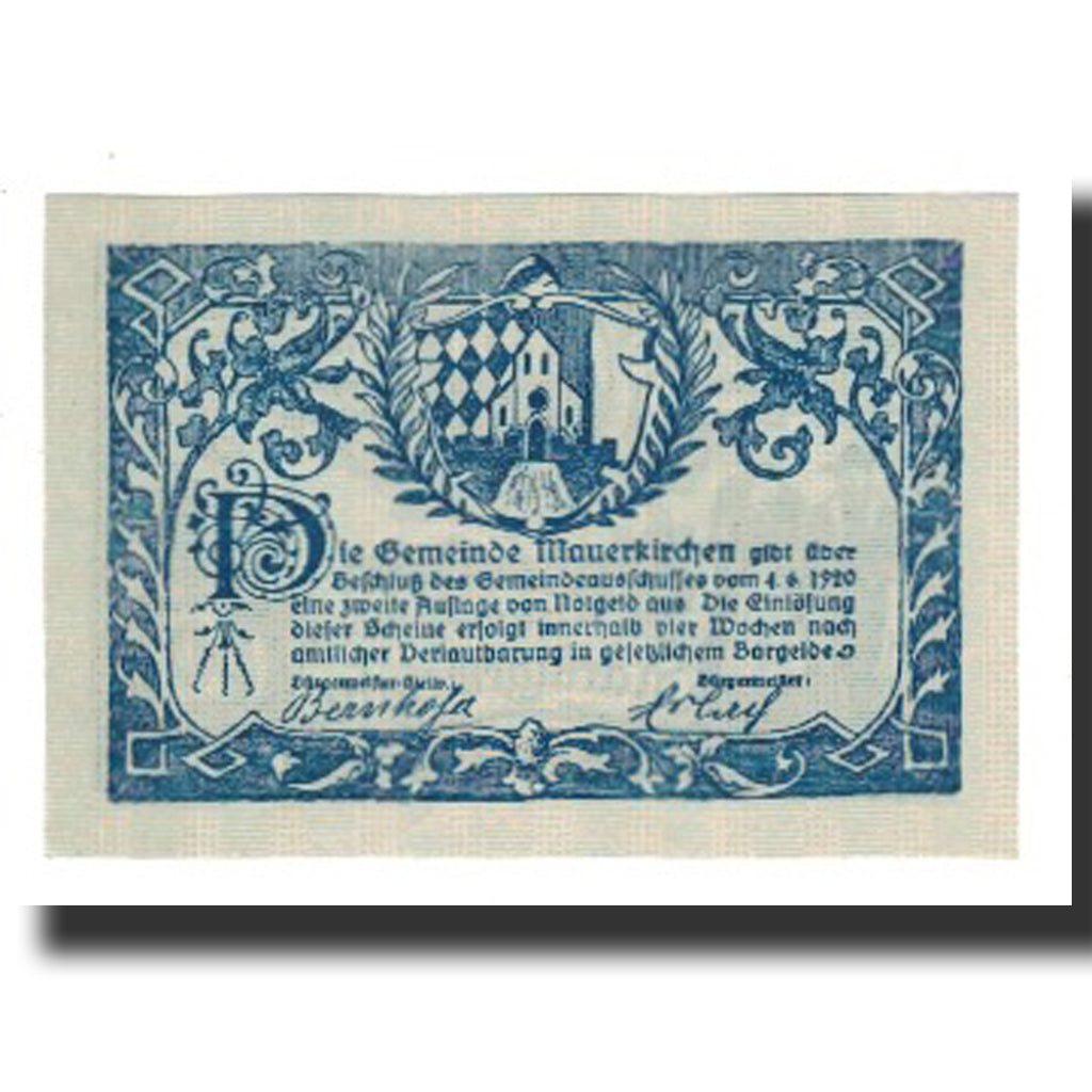 Banconote, Austria, Mauerkirchen, 30 Heller, texte 1, 1920, 1920-06-04, SPL-