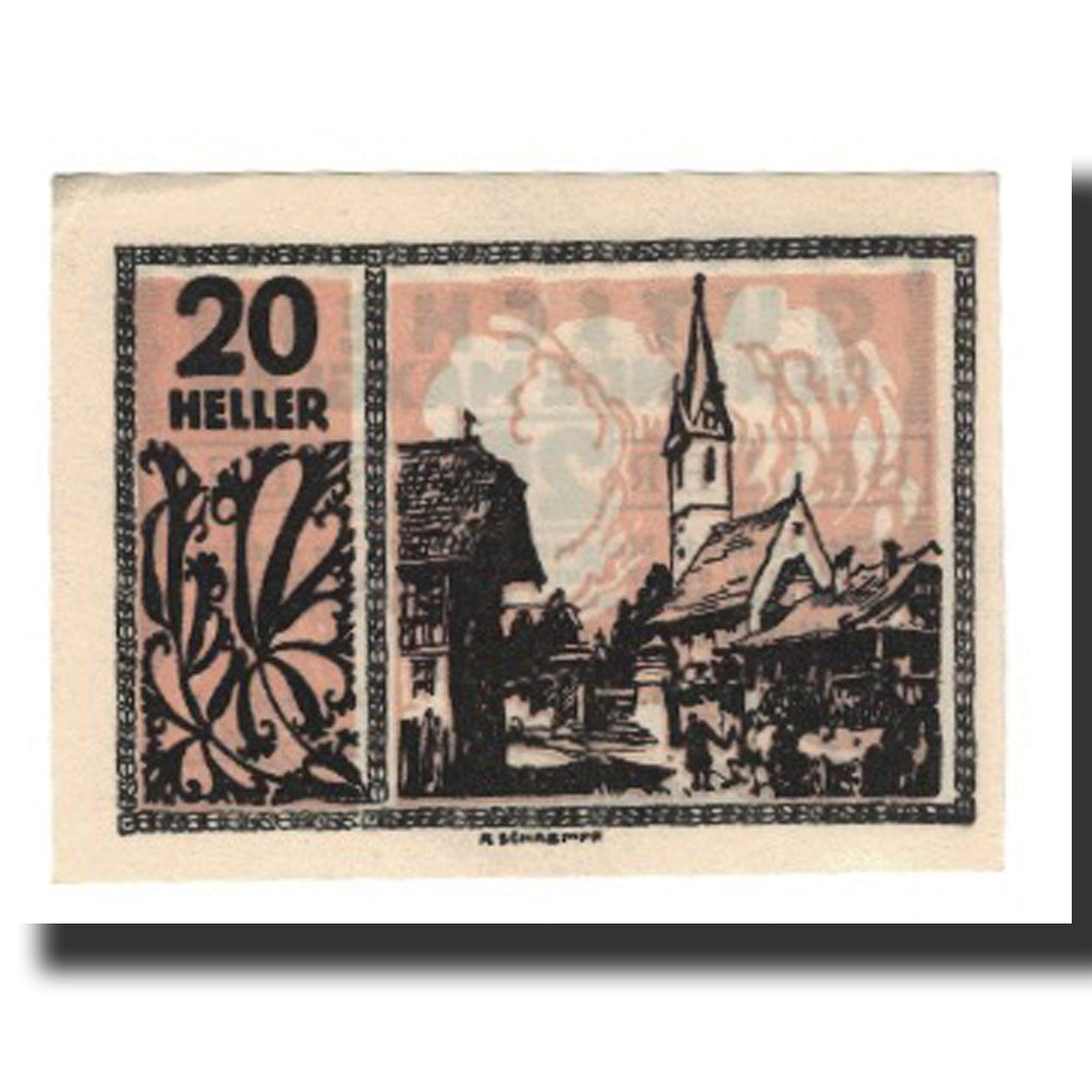 Banknot, Austria, Maxglan, 20 Heller, texte 1, 1920, 1920-11-01, AU(55-58)
