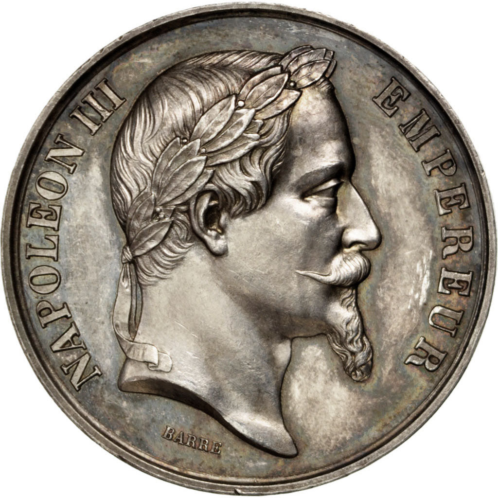 FRANCE, Business & industry, Second French Empire, Medal, AU(55-58), Barre,...