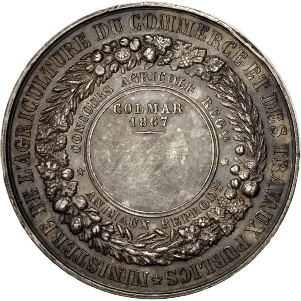 FRANCE, Business & industry, Second French Empire, Medal, AU(55-58), Barre,...