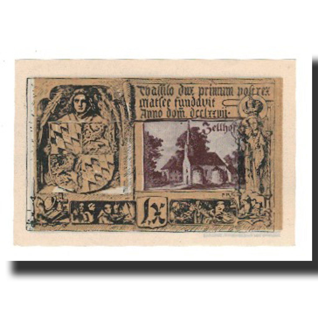 Banknot, Austria, Mattsee, 60 Heller, Blason, 1920, Undated, UNC(65-70), Mehl:FS