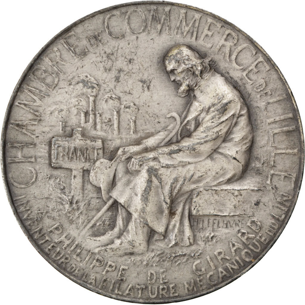 Francia, Medal, French Third Republic, Business & industry, Lefebvre, MBC+