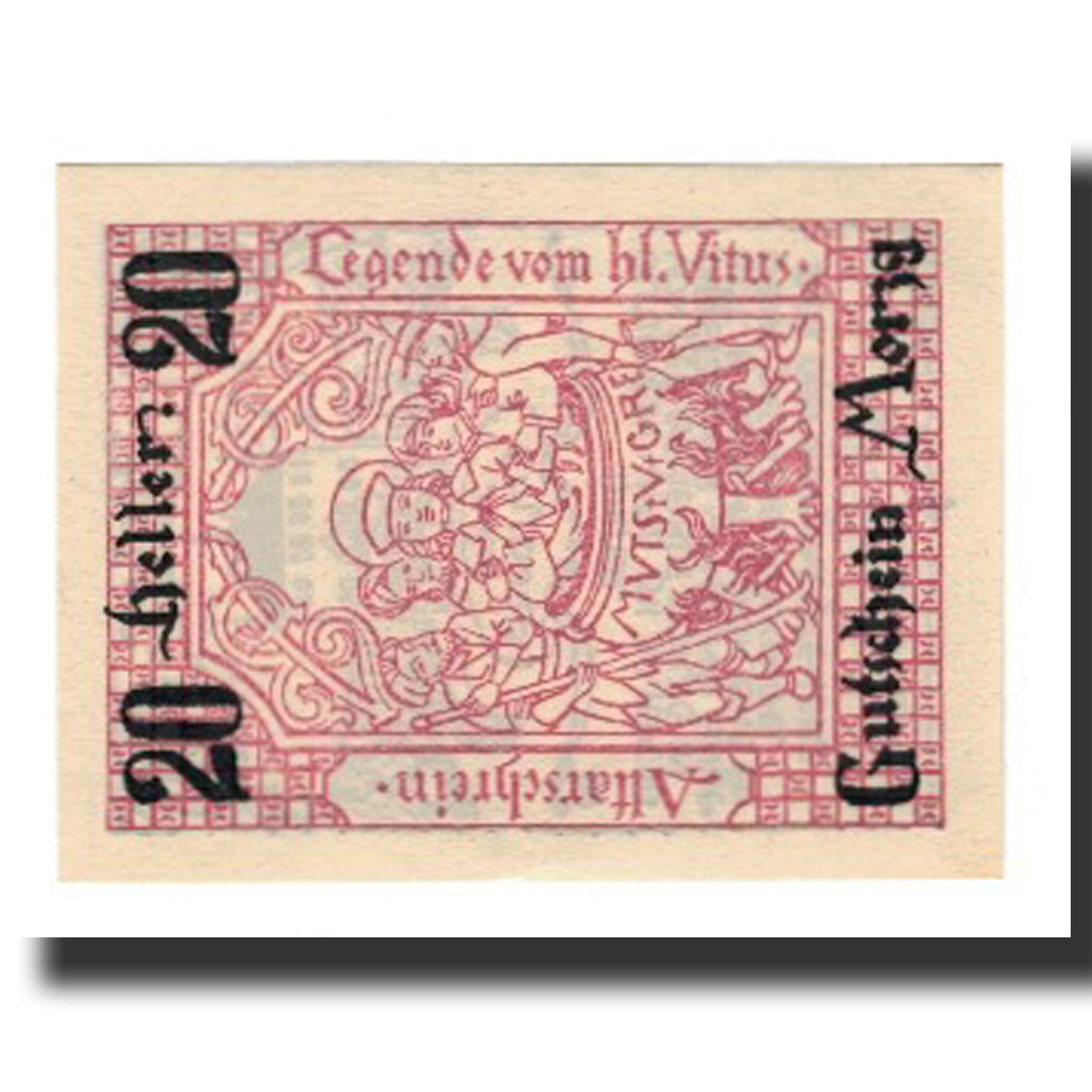 Biljet, Oostenrijk, Morzg, 20 Heller, maison 1, 1920, 1920-09-30, NIEUW, Mehl:FS