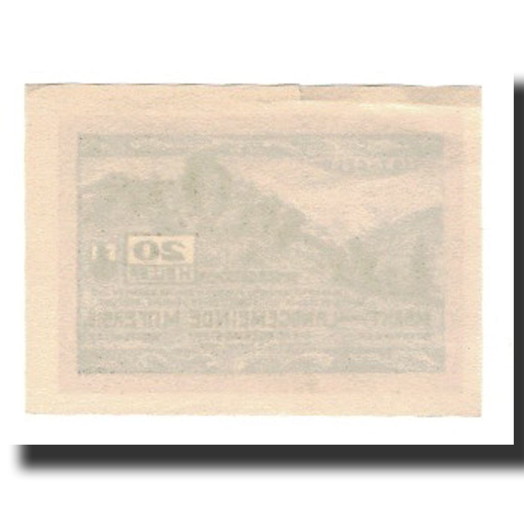 Banconote, Austria, Mittersill, 20 Heller, N.D, 1921, 1921-01-31, SPL-, Mehl:FS