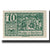 Banconote, Austria, Mondsee O.Ö. Marktgemeinde, 10 Heller, personnage, 1920