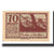 Banconote, Austria, Mondsee O.Ö. Marktgemeinde, 10 Heller, personnage 2, 1920