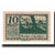 Banconote, Austria, Mondsee O.Ö. Marktgemeinde, 10 Heller, personnage 3, 1920