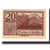 Banconote, Austria, Mondsee O.Ö. Marktgemeinde, 20 Heller, personnage 4, 1920
