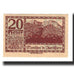 Banconote, Austria, Mondsee O.Ö. Marktgemeinde, 20 Heller, personnage 4, 1920