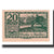 Banconote, Austria, Mondsee O.Ö. Marktgemeinde, 20 Heller, personnage 4, 1920