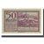 Banconote, Austria, Mondsee O.Ö. Marktgemeinde, 50 Heller, personnage 6, 1920