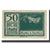 Banconote, Austria, Mondsee O.Ö. Marktgemeinde, 50 Heller, personnage 6, 1920