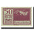 Banconote, Austria, Mondsee O.Ö. Marktgemeinde, 50 Heller, personnage 7, 1920