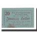 Billete, Austria, Grieskirchen, 20 Heller, Texte 3, 1920, 1920-10-15, MBC