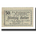 Nota, Áustria, Grieskirchen, 50 Heller, Texte 4, 1920, 1920-10-15, EF(40-45)