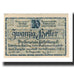 Nota, Áustria, Helfenberg O.Ö. Gemeinde, 20 Heller, texte 1, 1920, 1920-05-01