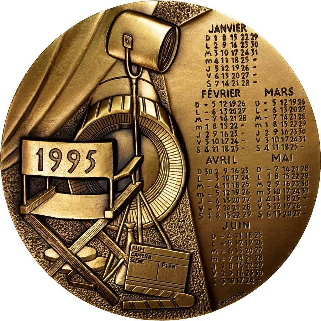France, Medal, French Fifth Republic, Arts & Culture, 1995, MS(65-70), Bronze