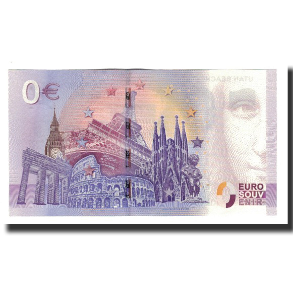 Frankreich, Tourist Banknote - 0 Euro, 50/ Sainte Marie du Mont - Utah Beach -