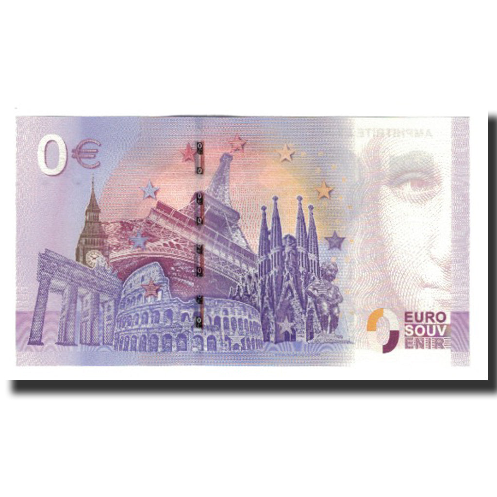France, Tourist Banknote - 0 Euro, 29/ Brest - Amphitrite et Neptune - Musée