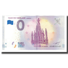 França, Tourist Banknote - 0 Euro, 33/ Bordeaux - La Tour Pey Berland, 2018