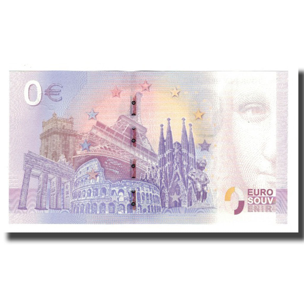 França, Tourist Banknote - 0 Euro, 33/ Bordeaux - La Tour Pey Berland, 2018