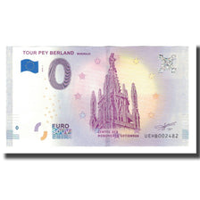 França, Tourist Banknote - 0 Euro, 33/ Bordeaux - La Tour Pey Berland, 2018
