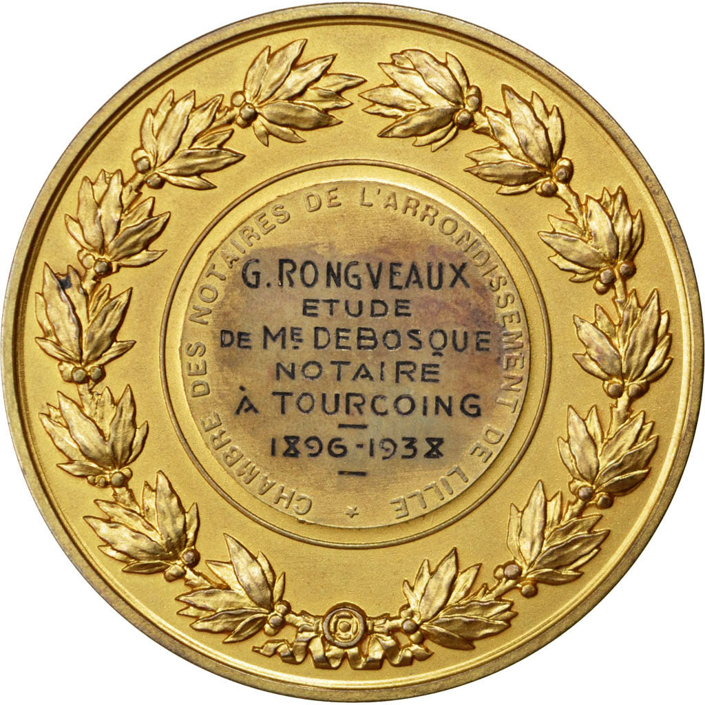 Chambre des notaires de l'arrondissement de Lille, Médaille