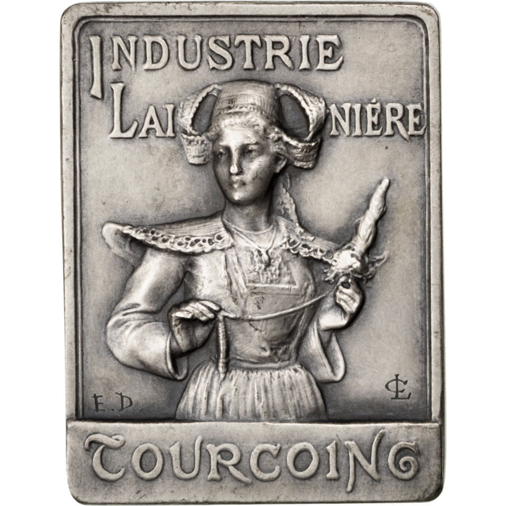 FRANCE, Business & industry, French Fourth Republic, Medal, AU(50-53), Silver,..