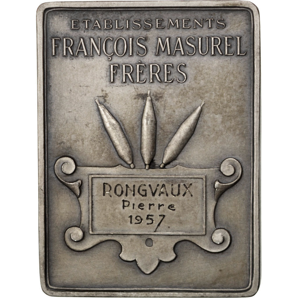 FRANCE, Business & industry, French Fourth Republic, Medal, AU(50-53), Silver,..